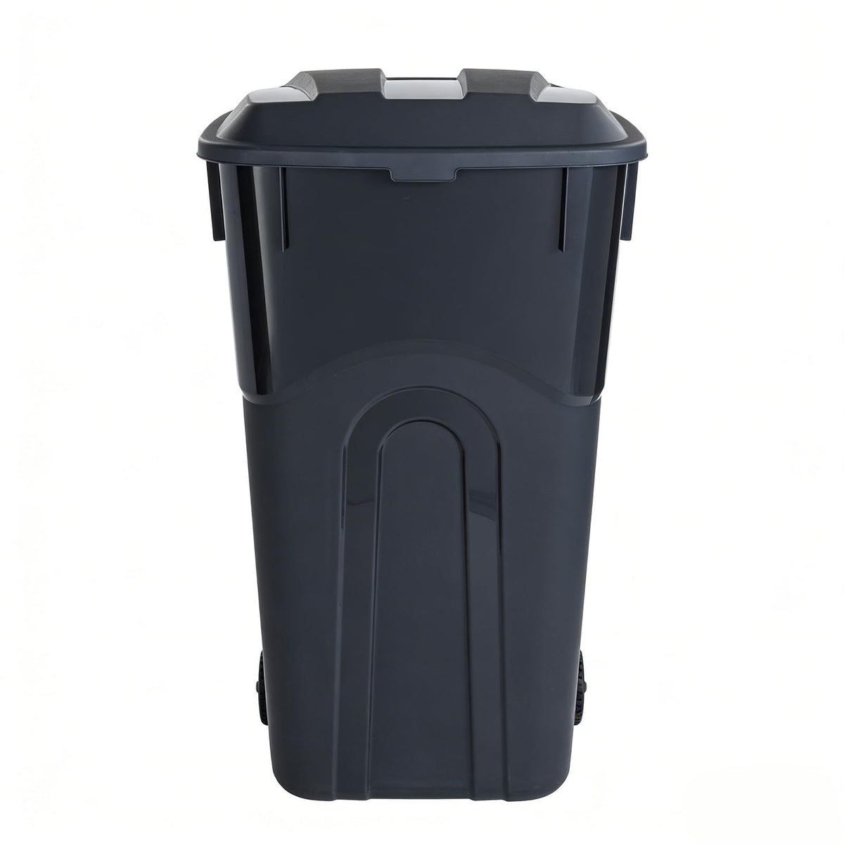 32 Gallon Wheeled Plastic Trash Can with Lid U289939