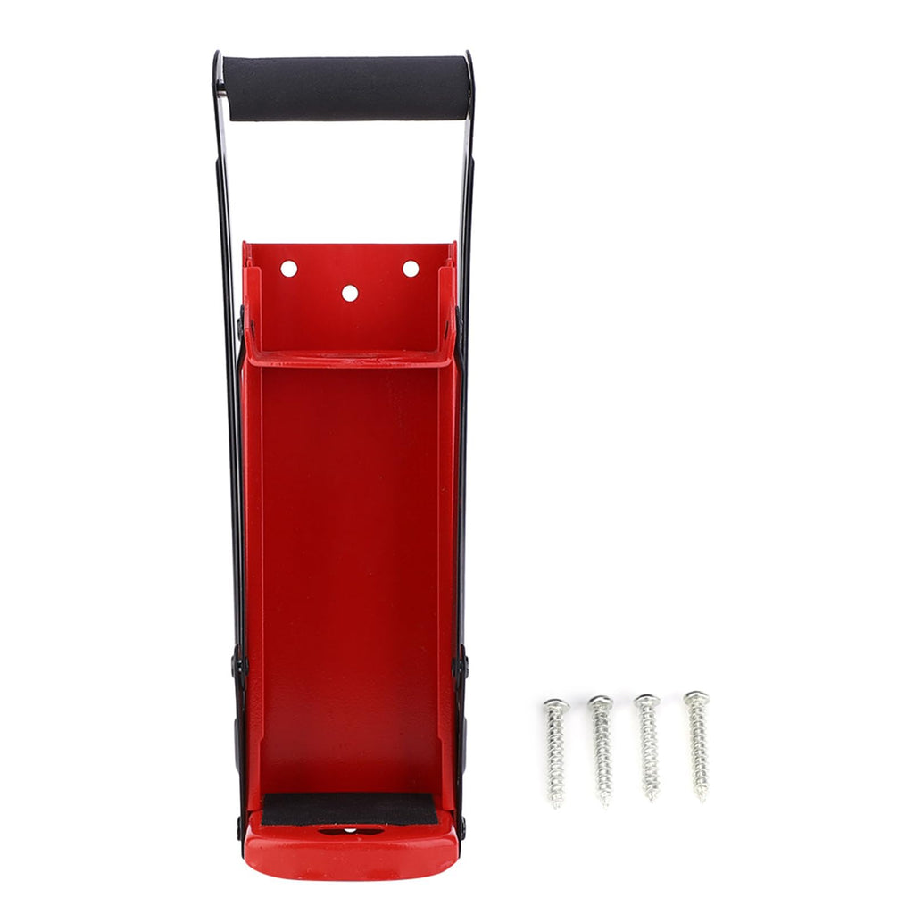 HeavyDuty Can Crusher Red Steel with Rubber Handle M5206