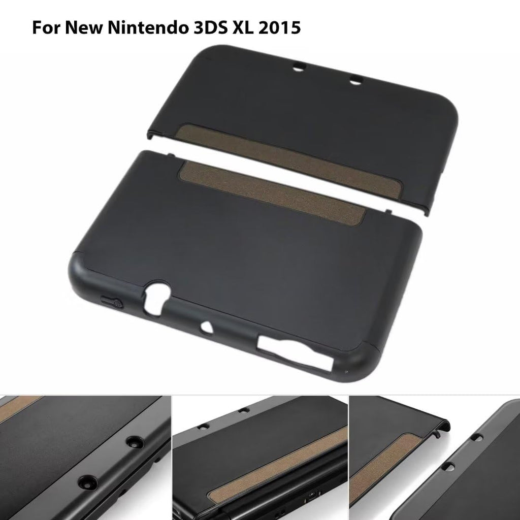 Black Aluminum Plastic Protector Case for Nintendo New 3DS XL LL T31917