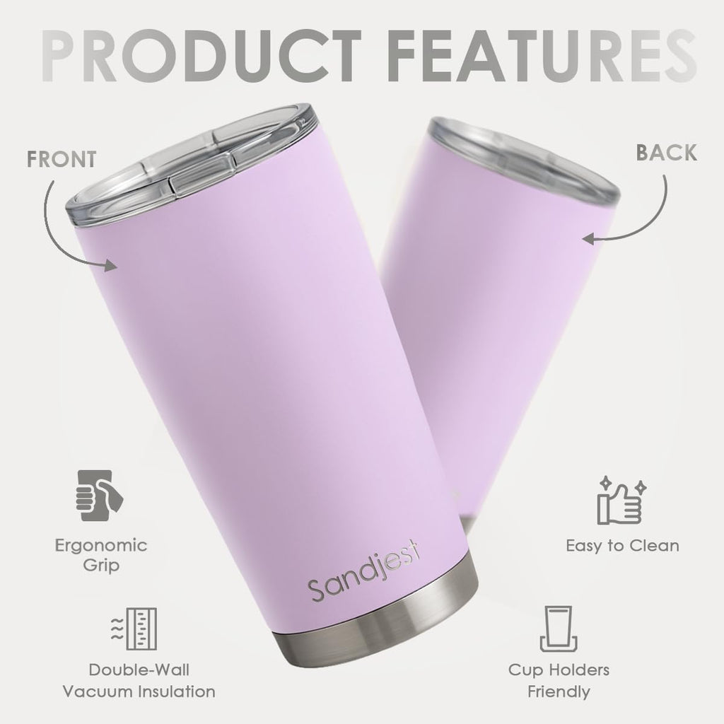 Purple 20oz Stainless Steel Insulated Tumbler V4469