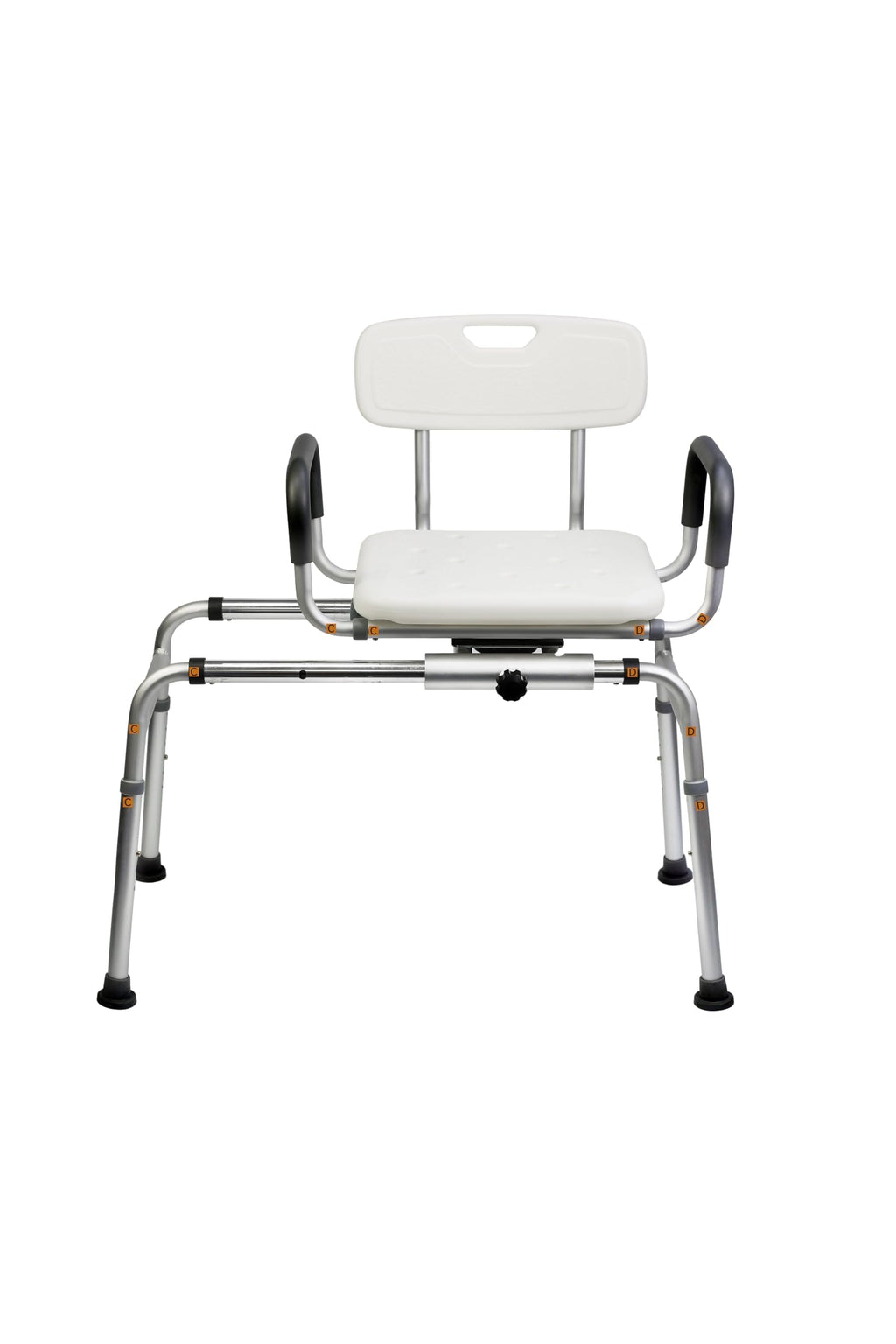 360° Swivel Adjustable Transfer Shower Chair with EVA Seat E6746