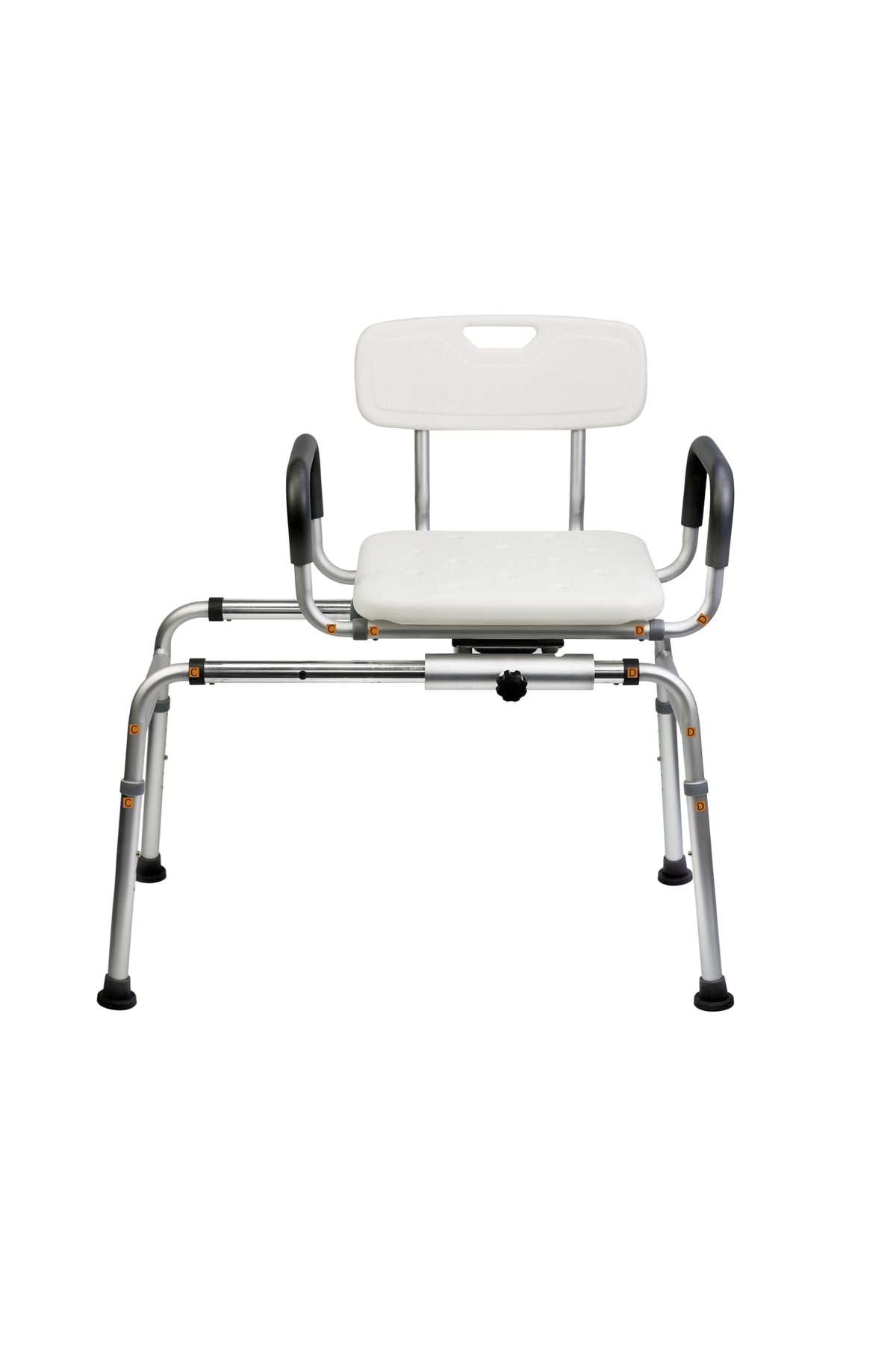 360° Swivel Adjustable Transfer Shower Chair with EVA Seat E6746
