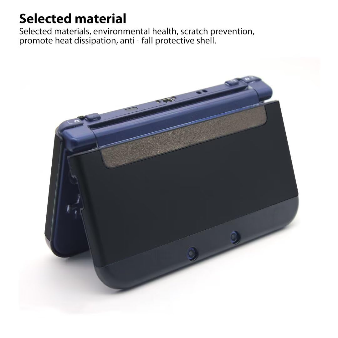 Black Aluminum Plastic Protector Case for Nintendo New 3DS XL LL T31917