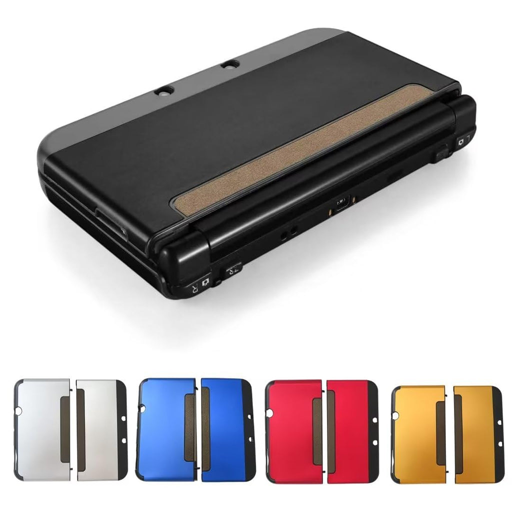 Black Aluminum Plastic Protector Case for Nintendo New 3DS XL LL T31917