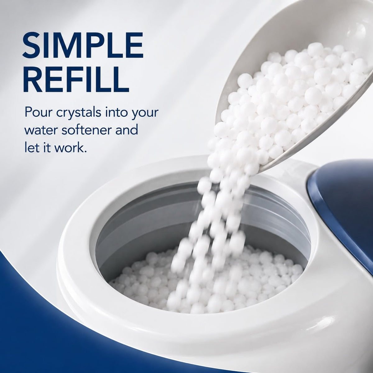Water Softener Salt Crystals 40 lb 4 Pack K14962