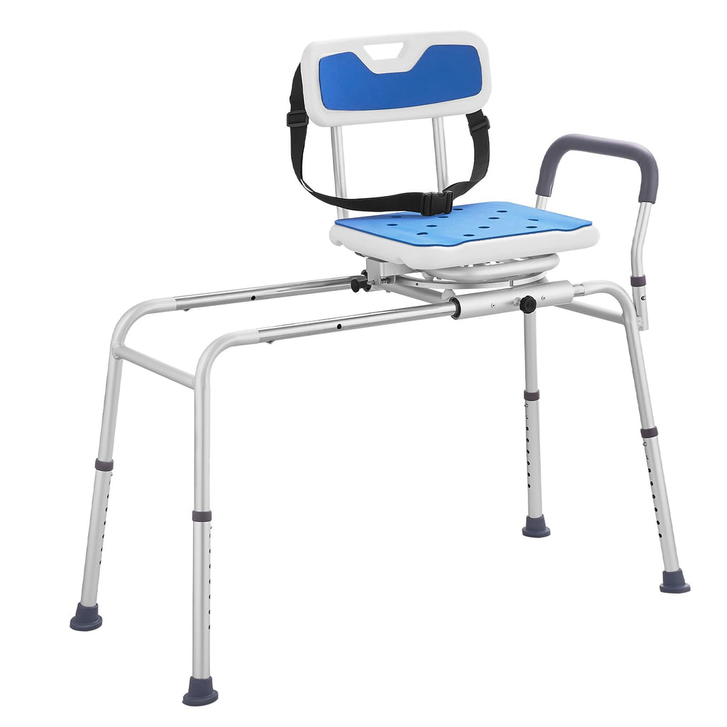 Sliding Tub Transfer Bench with 360 Degree Swivel Seat W1257