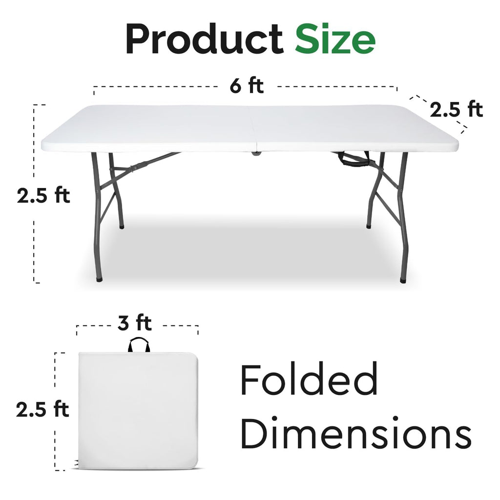 6ft Folding Table with Handle L9407