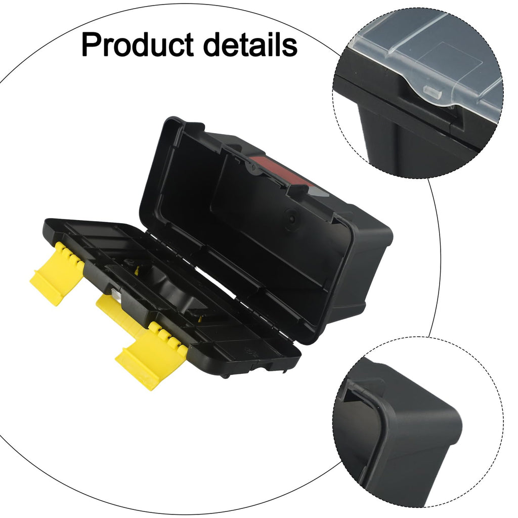 10-Inch Plastic Tool Box with Removable Tray F8410