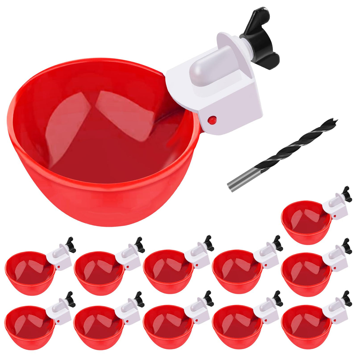 12 Packs Large Automatic Chicken Water Cups X35388