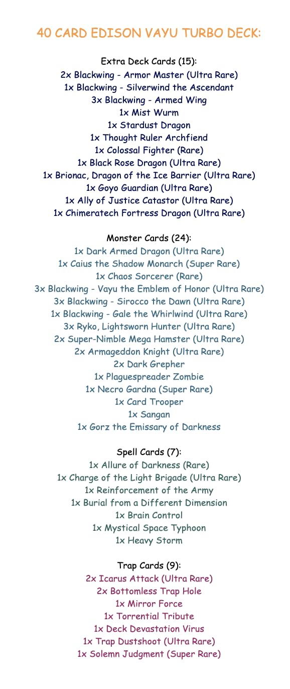Yugioh Deck Y761267