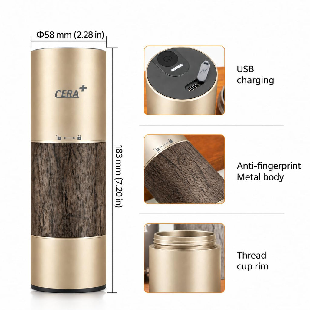 Portable Burr Coffee Grinder Q6937