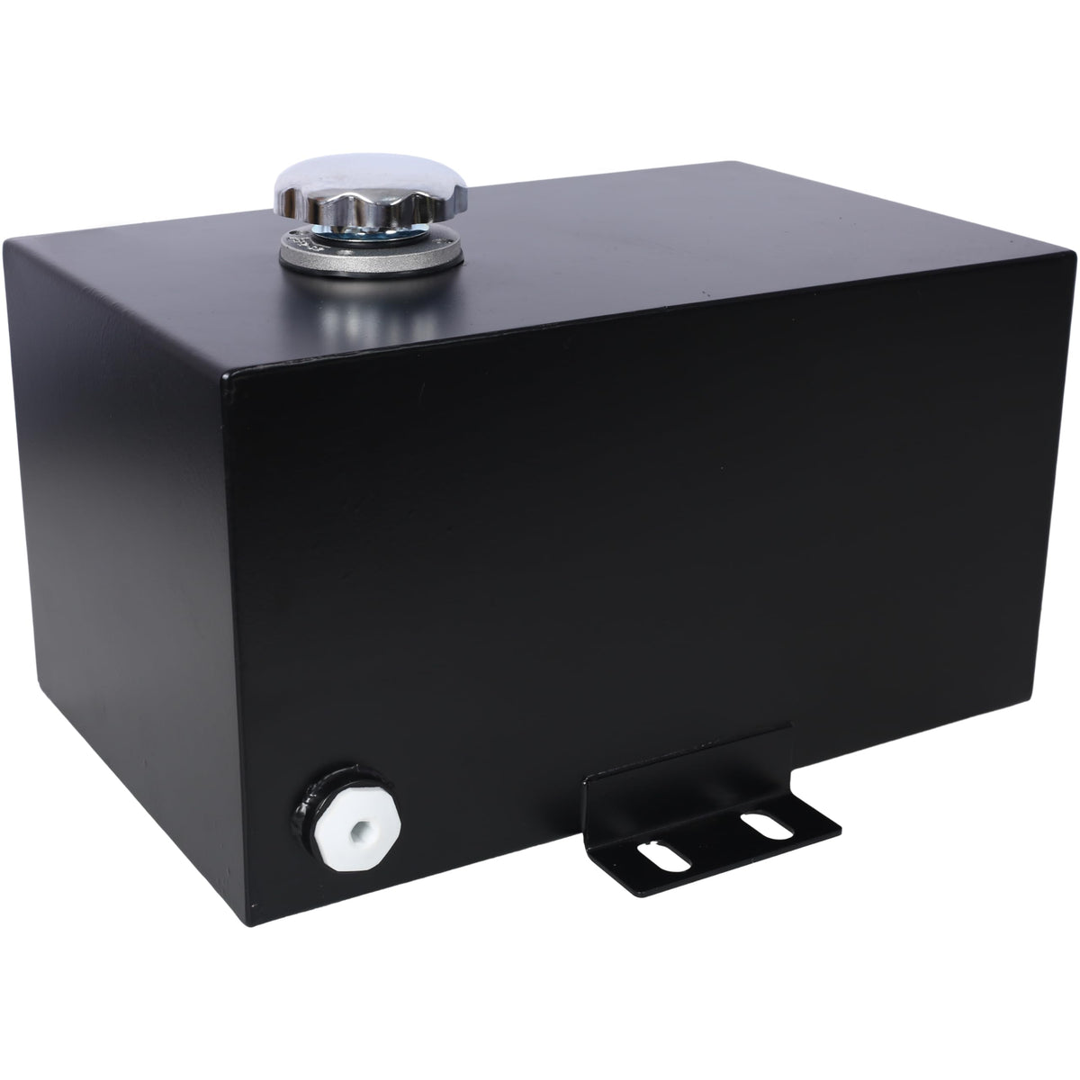 5 Gallon Hydraulic Fluid Reservoir Tank 14 Gauge Steel Black U948