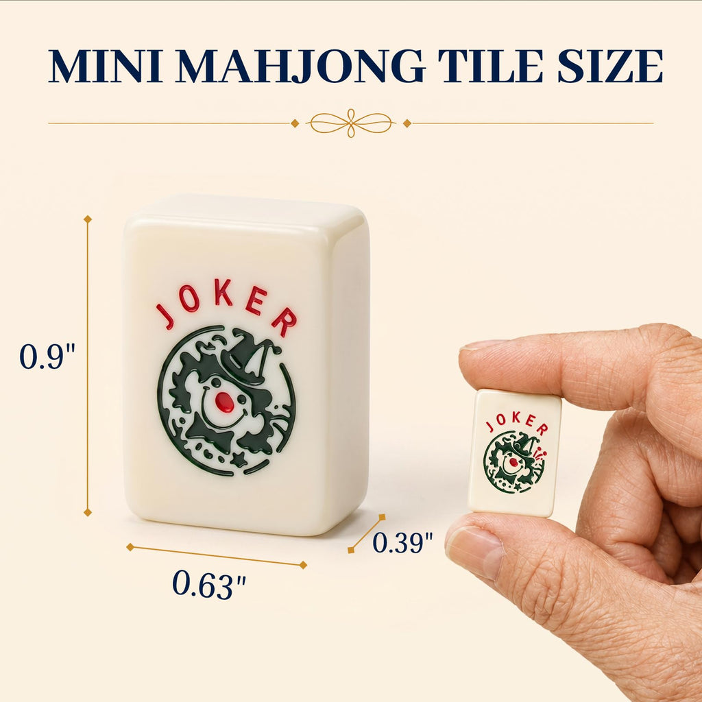 0.9-inch Mini Mahjong Set P130146
