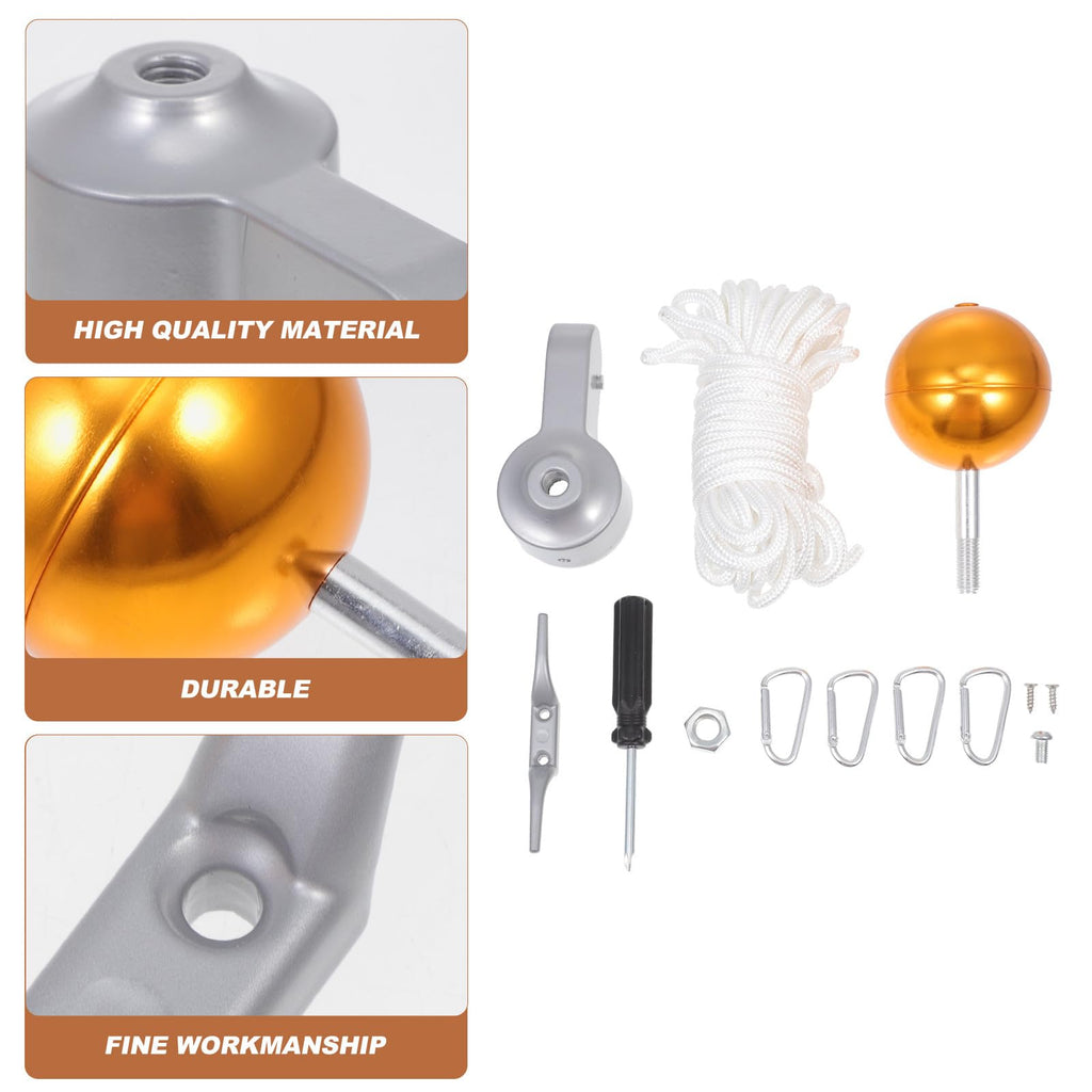 Heavy Duty Flagpole Kit Metal Repair Parts U661