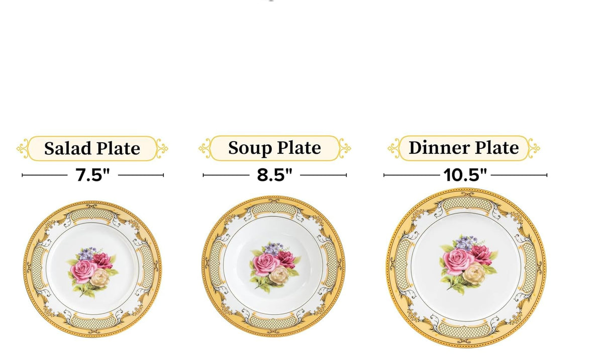 16-Piece Porcelain Dinner Set for 4 B3473