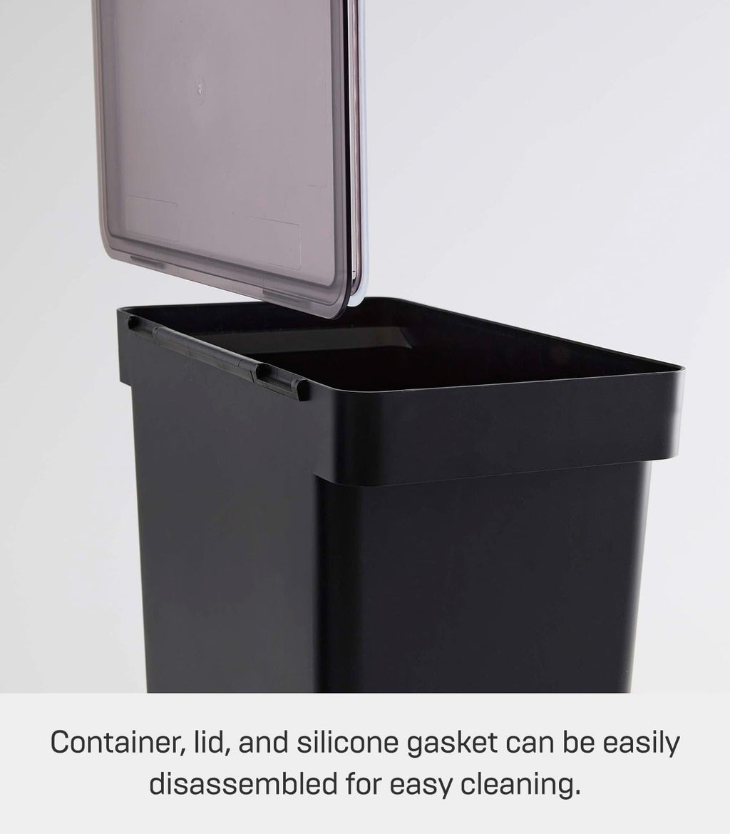 Airtight Pet Food Storage Container with Transparent Lid and Handle H583