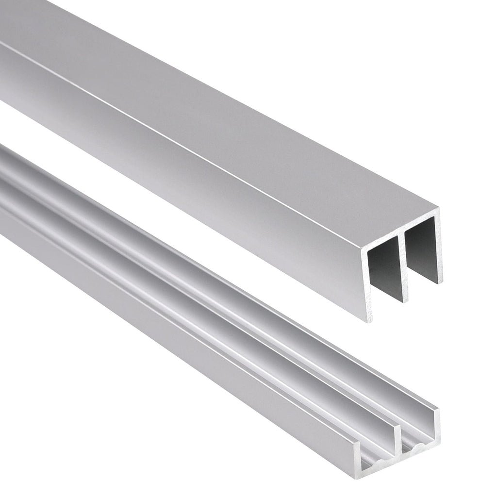 Aluminum Sliding Door Track Set 36 x 0.79 inches G6716