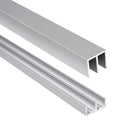 Aluminum Sliding Door Track Set 36 x 0.79 inches G6716