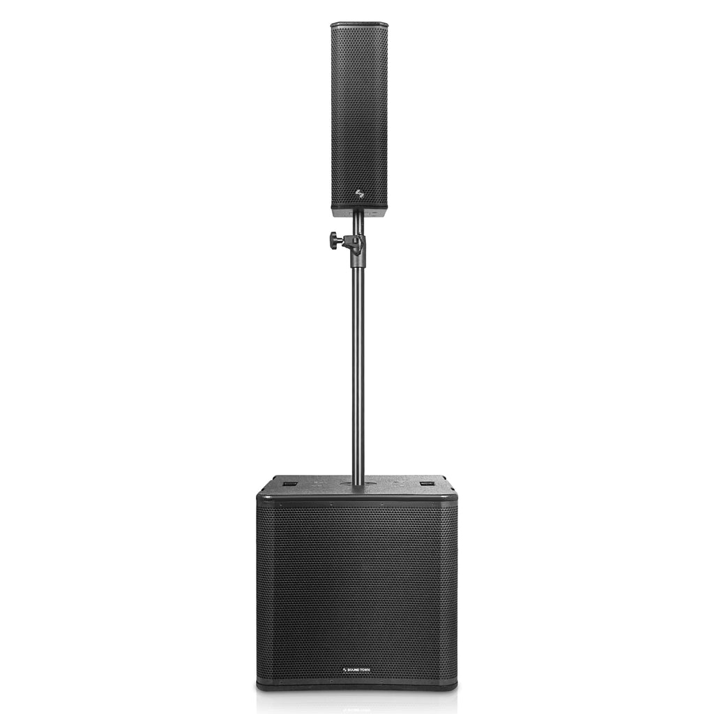 Powered PA System with 18" Subwoofer and Column Array Loudspeaker R842943