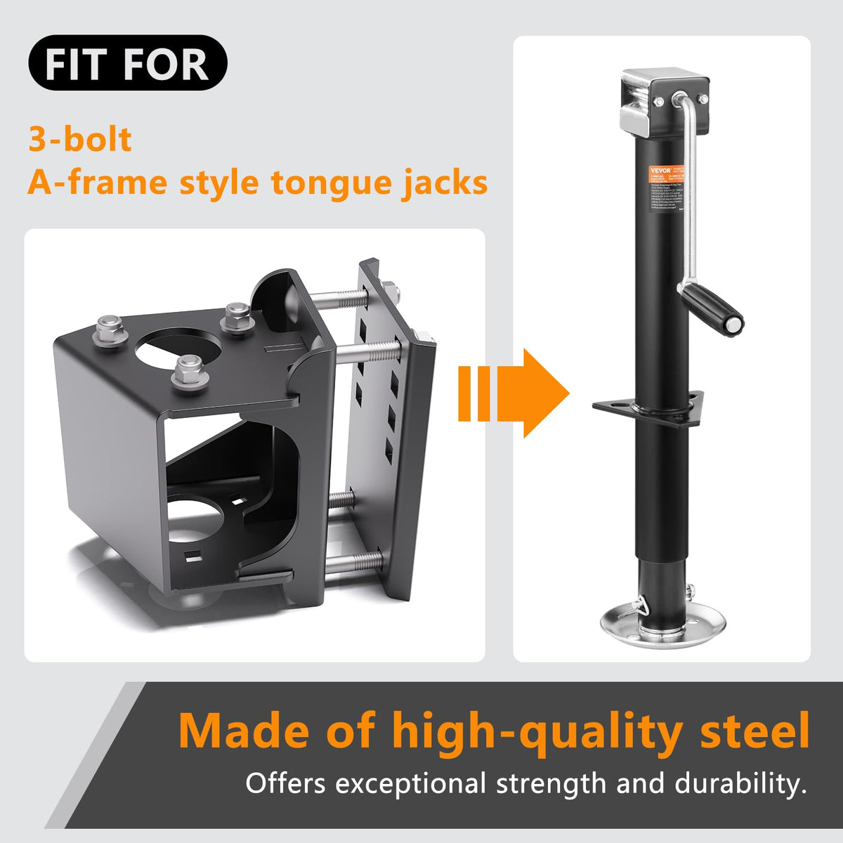 Heavy Duty Trailer Jack Relocation Kit W564
