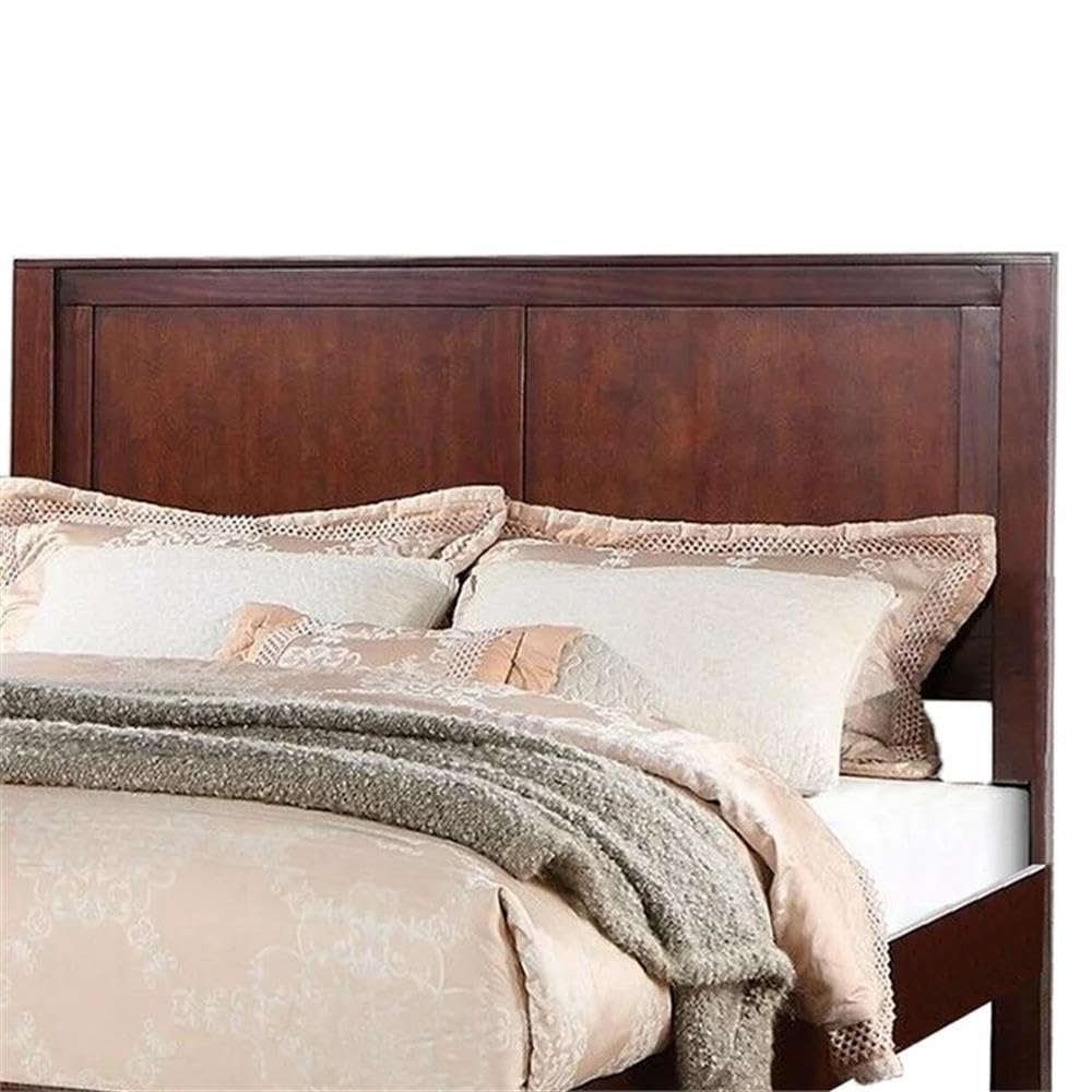 California King Solid Wood Platform Bed with Storage Drawer W3802