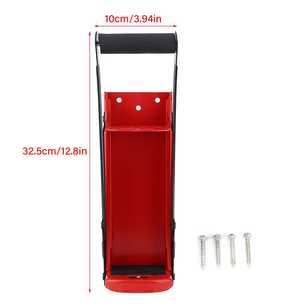 HeavyDuty Can Crusher Red Steel with Rubber Handle M5206
