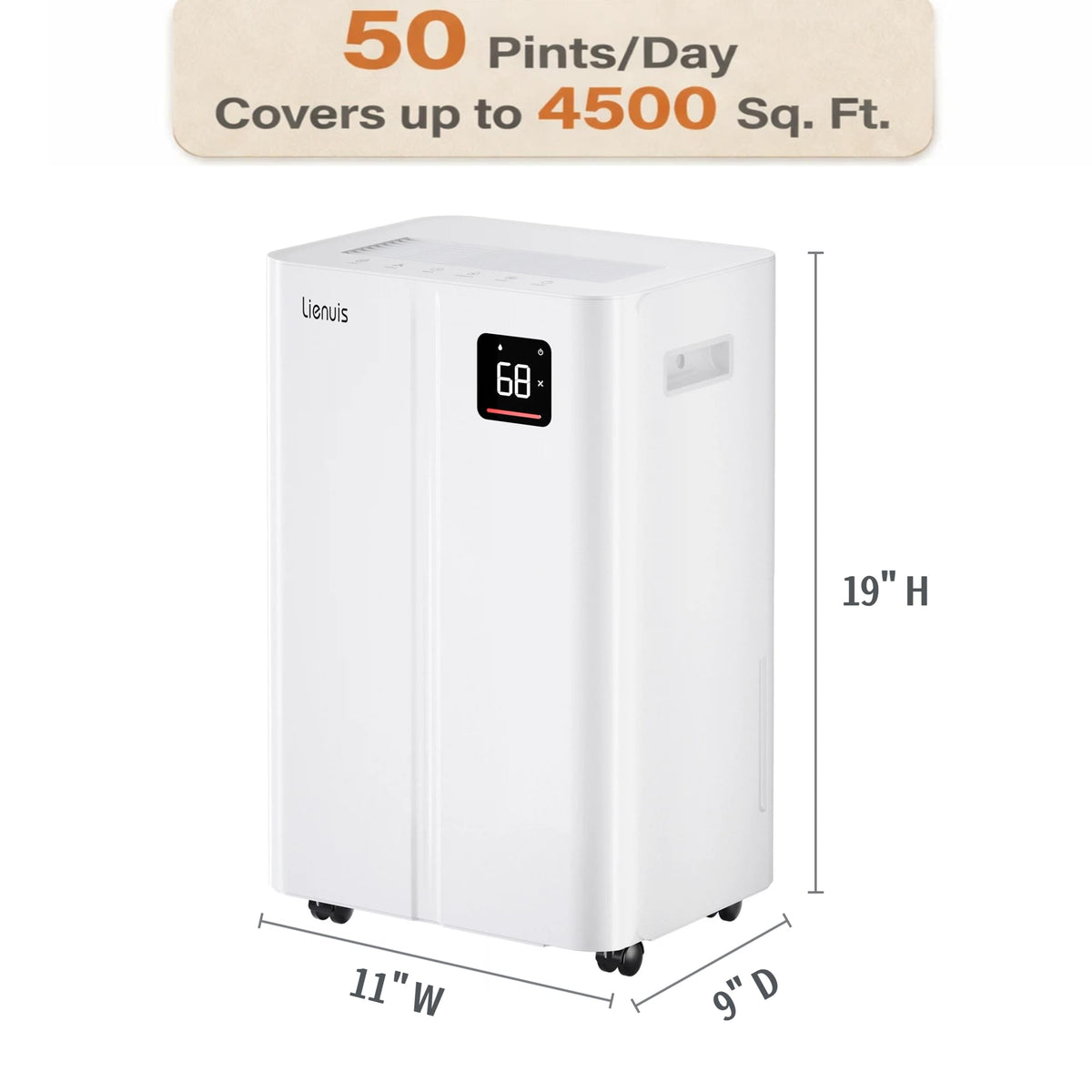 50 Pint Dehumidifier with Continuous Drain R251