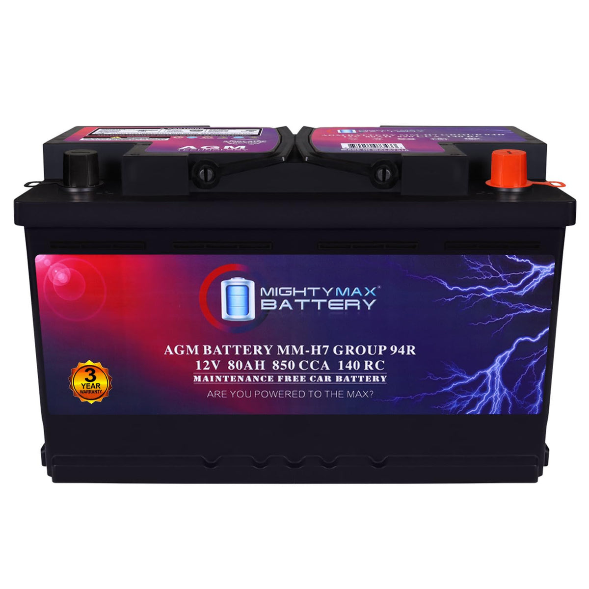 12V 80AH 850 CCA Replacement Battery N568965
