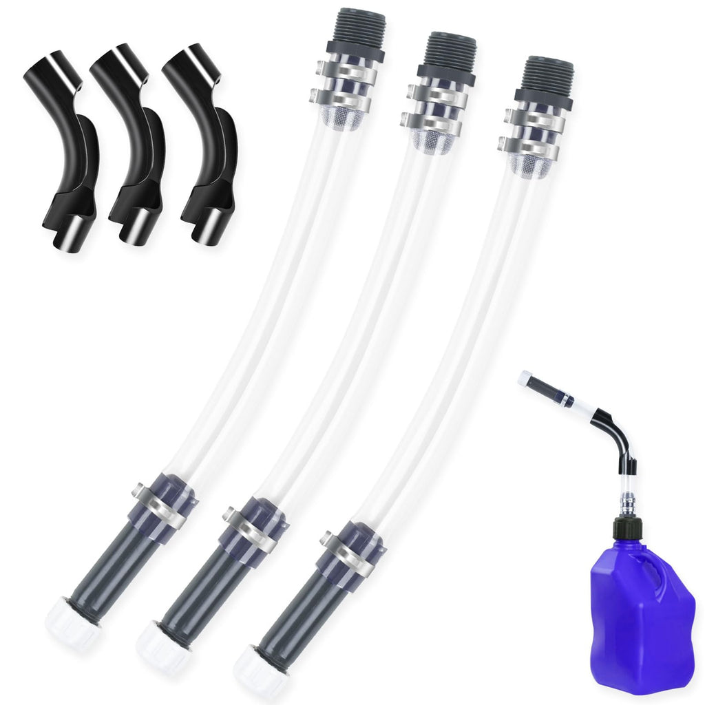 Gas Cans Fuel Jug Hose Kit 3 Pack G114018