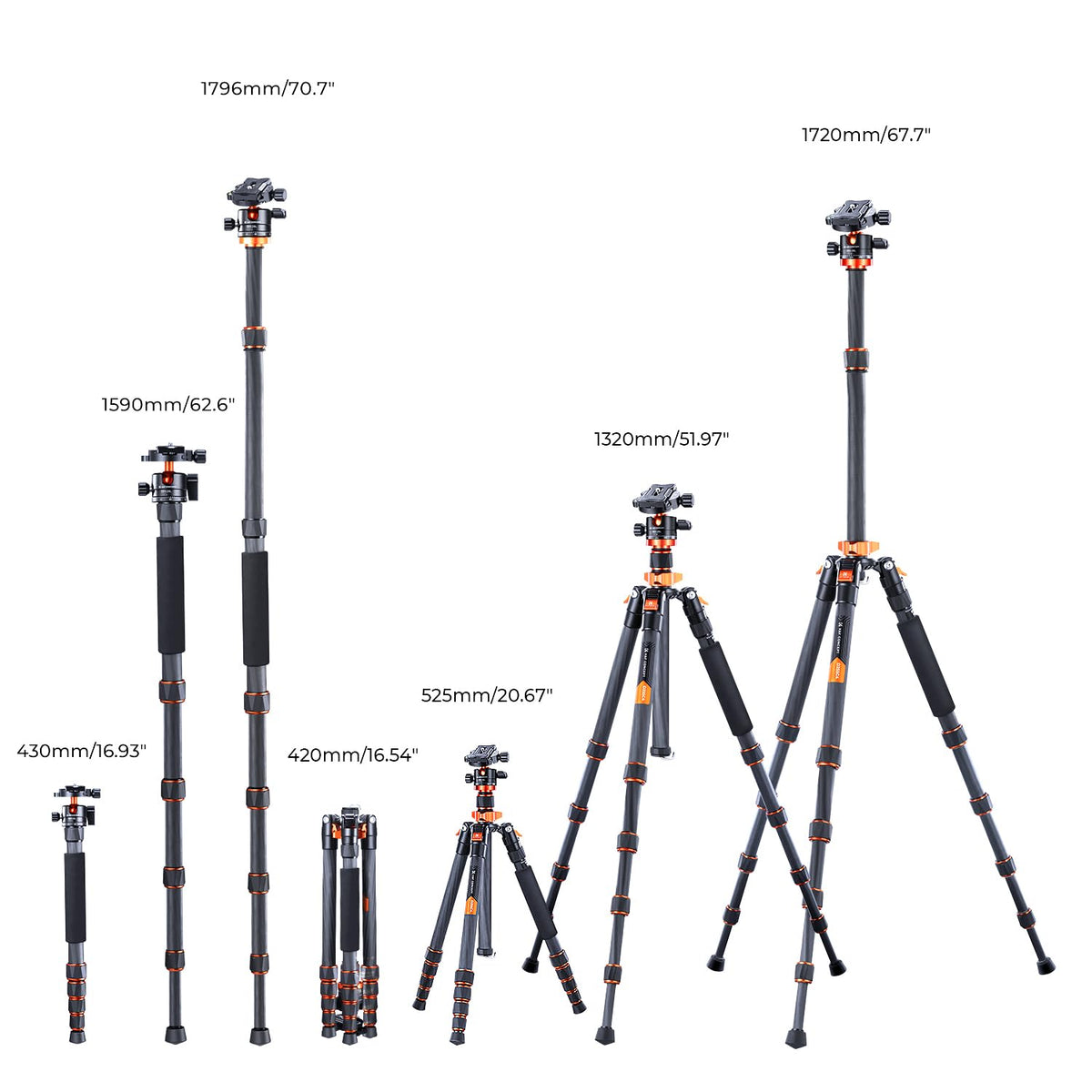 Carbon Fiber Camera Tripod U339858
