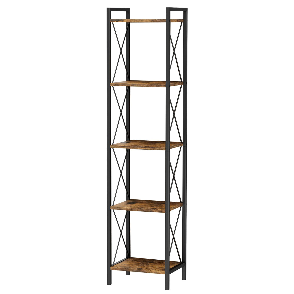 5 Tier Metal Bookshelf J987