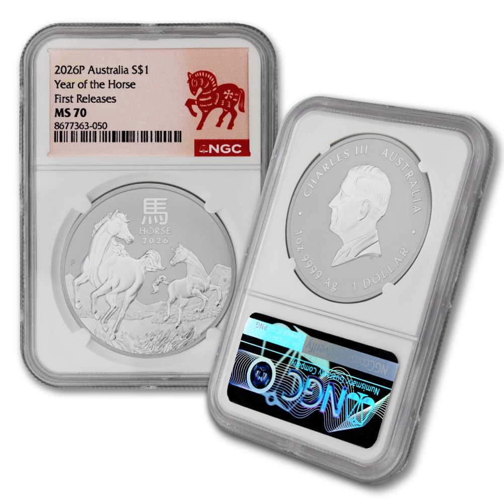1 oz Australian Silver Lunar Year of the Horse Coin P76263