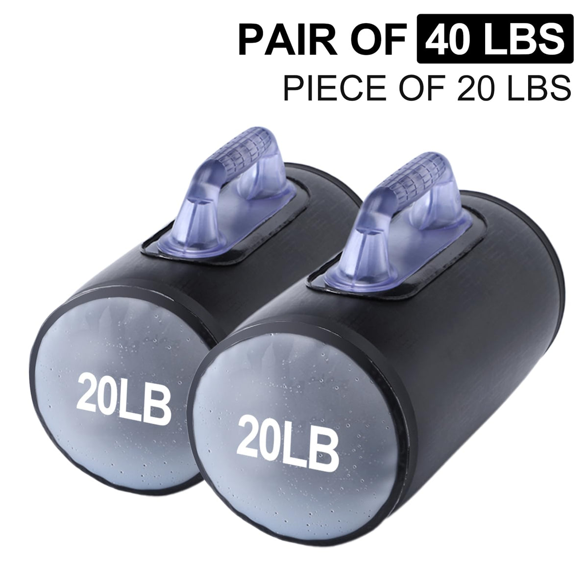 Water Filled Training Dumbbells, Adjustable Weights to 40Lbs Q8573