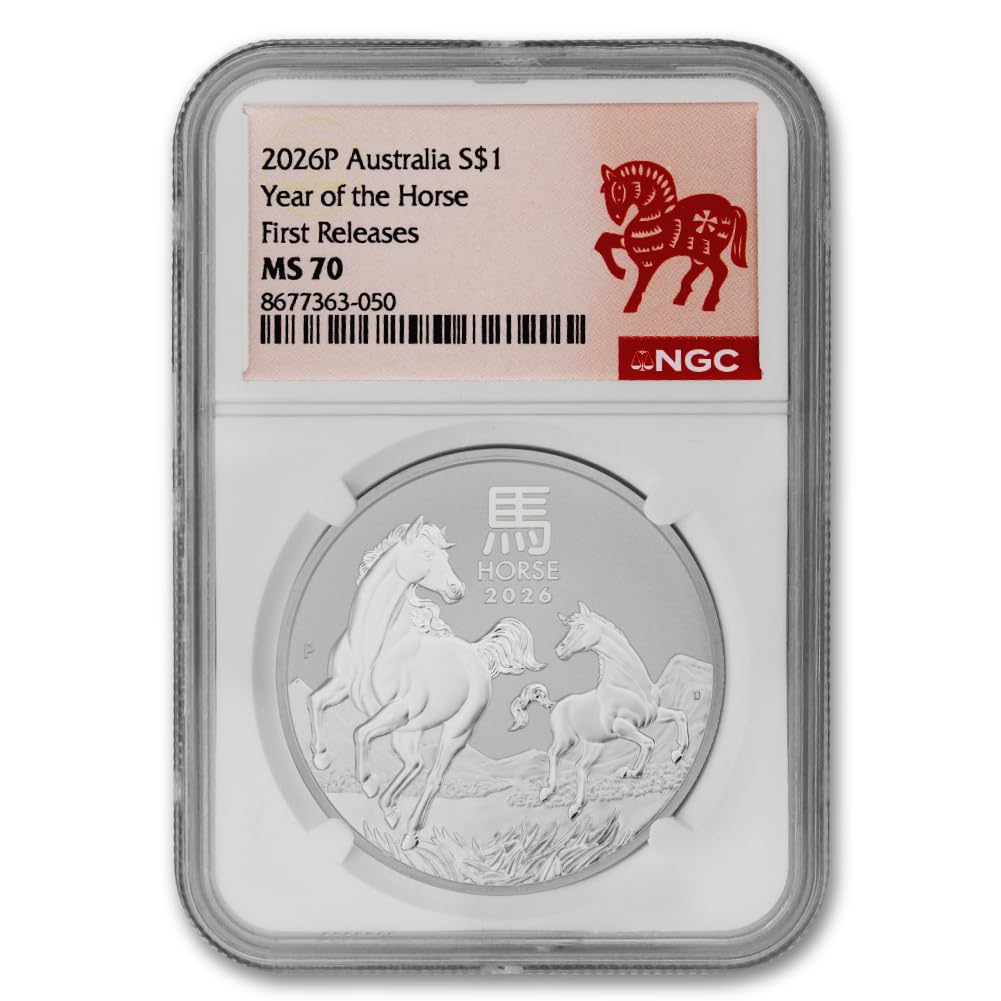 1 oz Australian Silver Lunar Year of the Horse Coin P76263