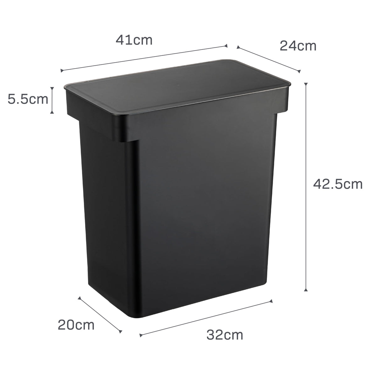 Airtight Pet Food Storage Container with Transparent Lid and Handle H583