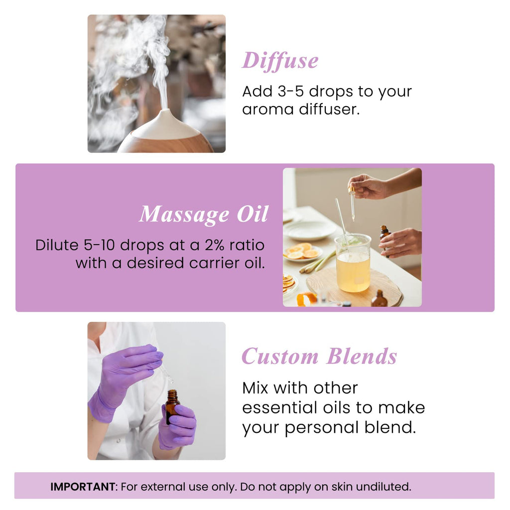 Lavender and Lemon Essential Oils 2 x 4 Fl Oz X277