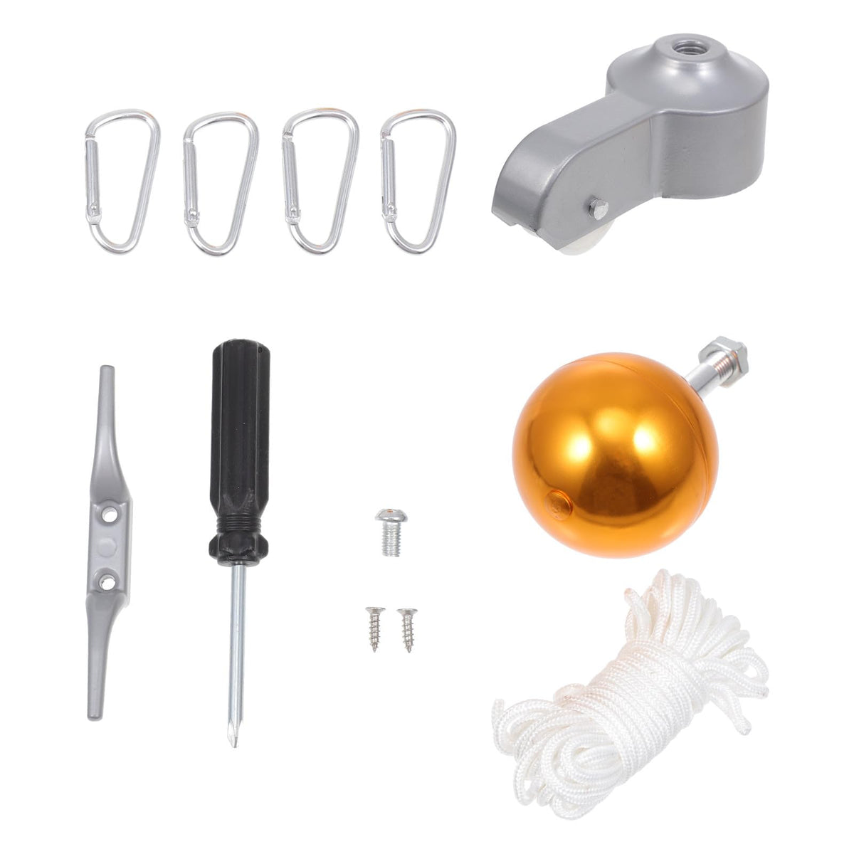 Heavy Duty Flagpole Kit Metal Repair Parts U661