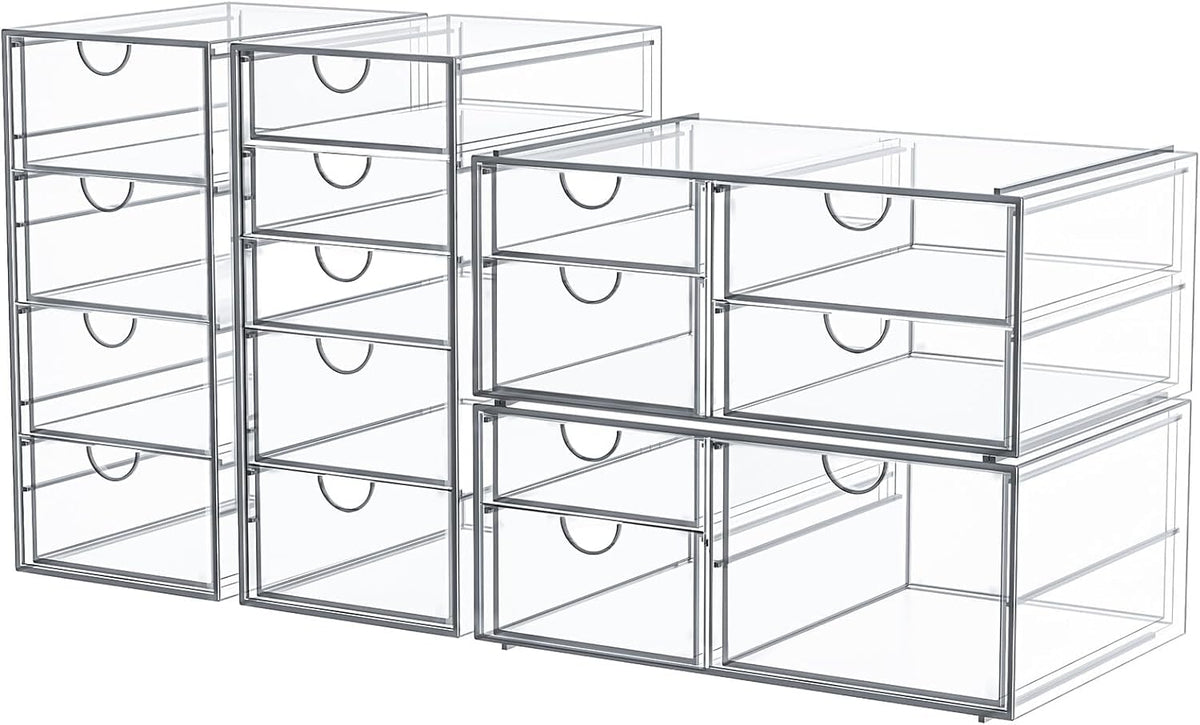 Acrylic 16-Drawer Storage & Makeup Organizer S72927