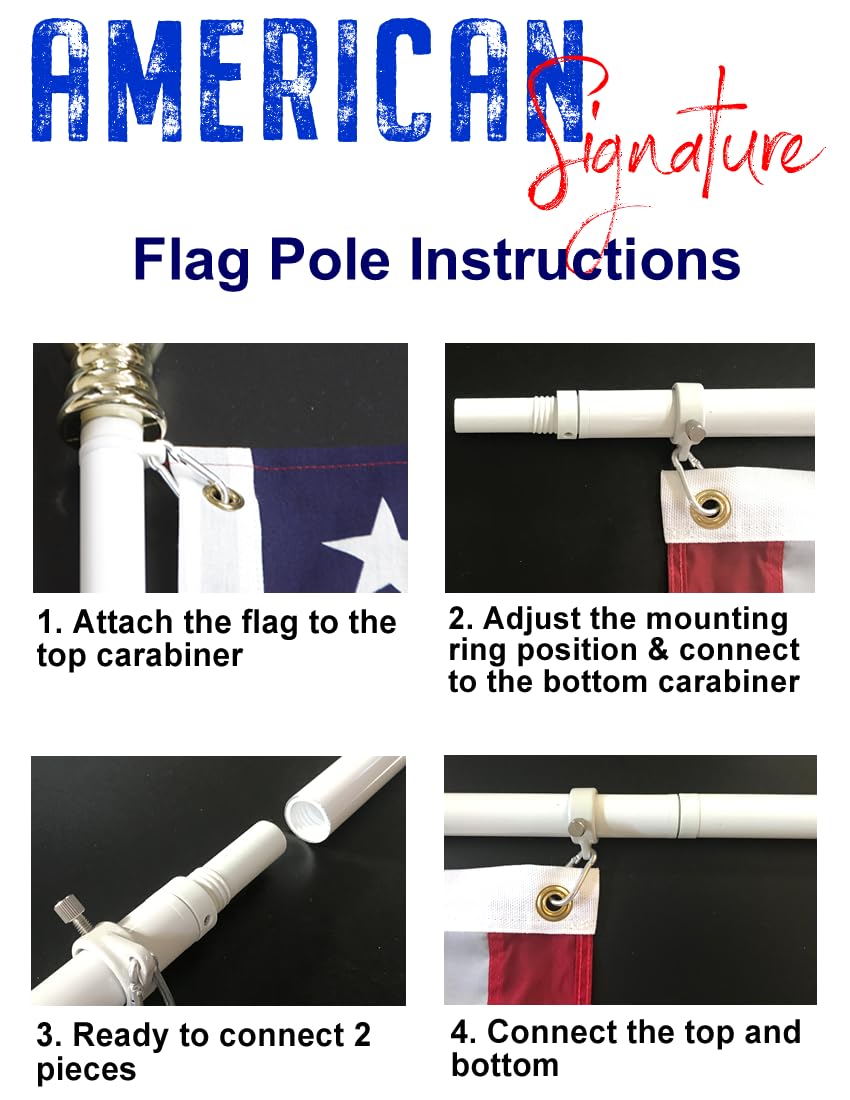 6 Ft Aluminum Flag Pole H895245