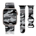 Camo Silicone Band for Apple Watch 38mm 40mm 41mm 42mm I443
