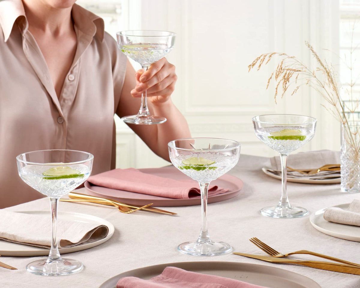 Set Of 4 Coupe Cocktail Glasses 8.6 oz N622