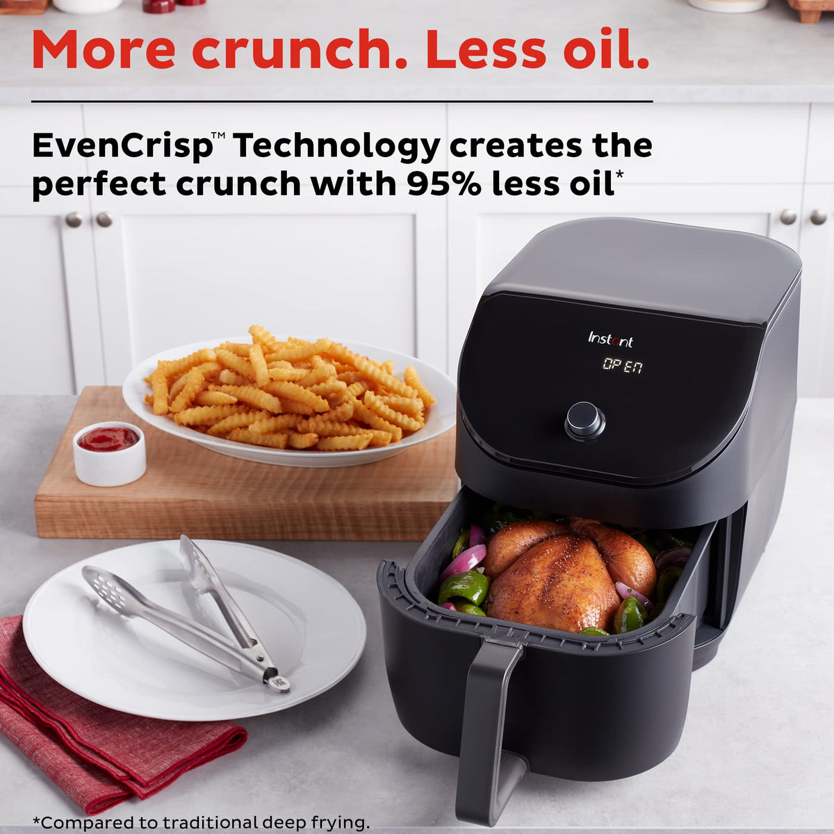 6QT Nonstick Dishwasher-Safe Air Fryer K1081