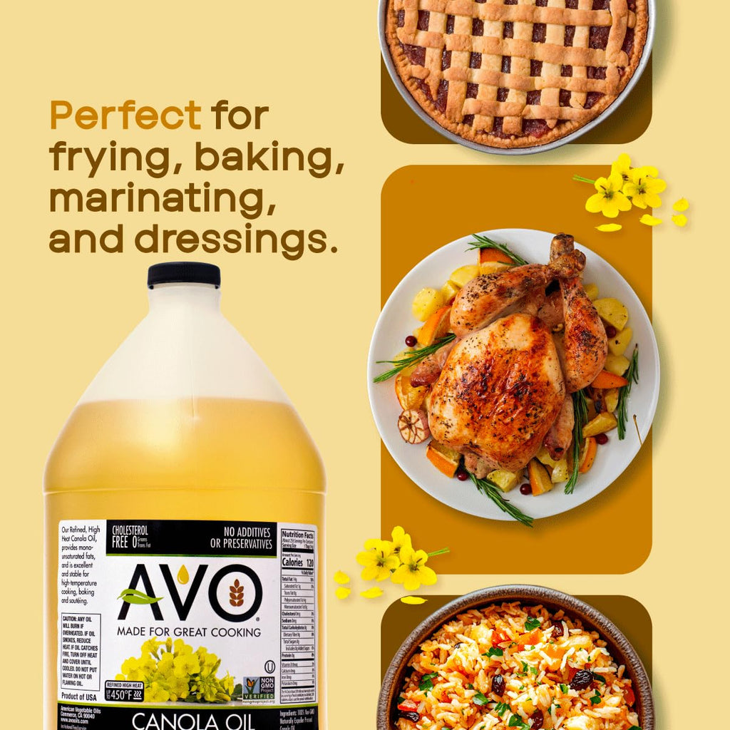 Expeller Pressed Canola Oil, 1 Gallon, Non-GMO H25074