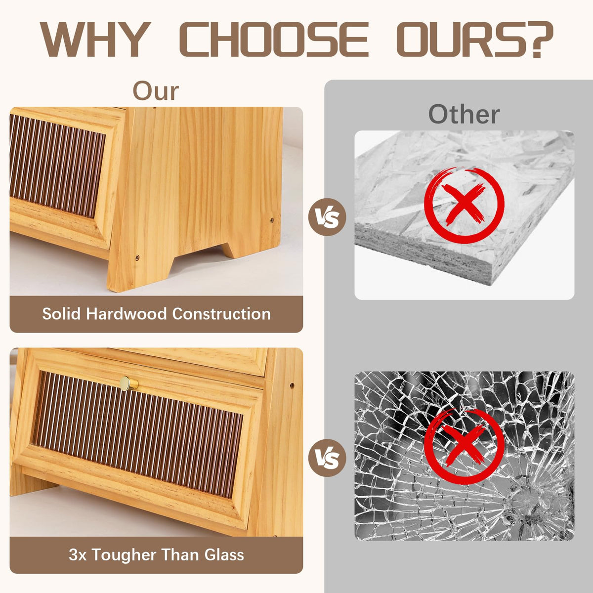 Wooden Bread Box X10114