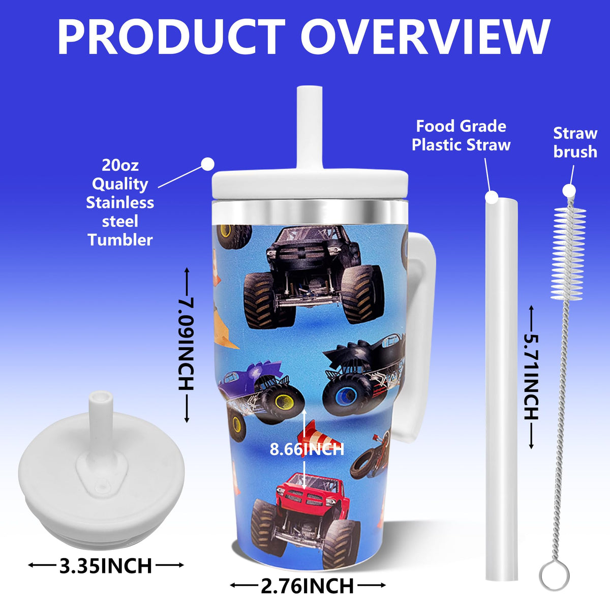 20 oz Insulated Stainless Steel Water Bottle Y2840
