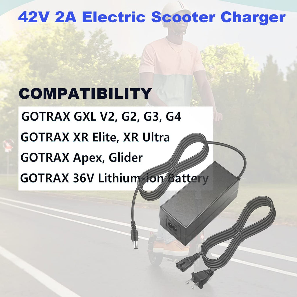 42V 2A Electric Scooter Charger Power Cord M721905