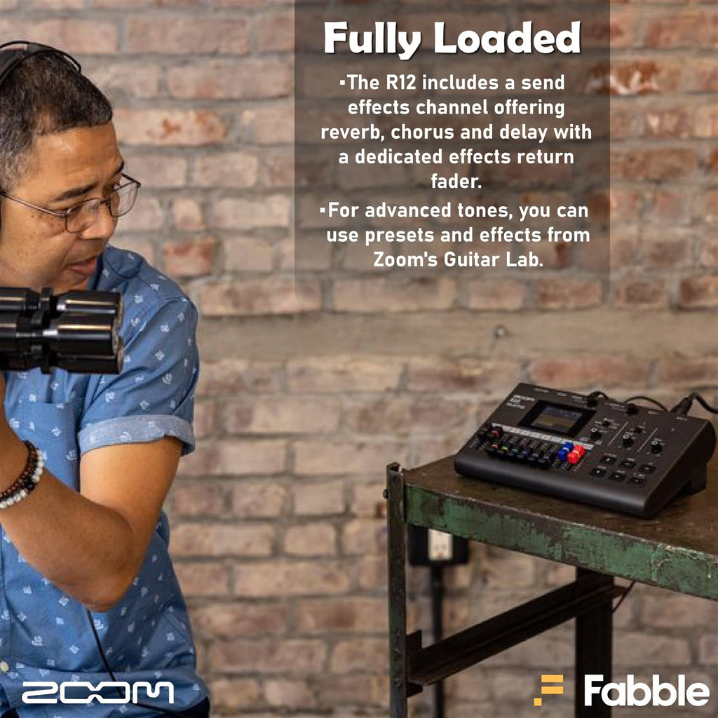 Portable Recorder Bundle with Podcast Mic Pack, Headphones, Mic Stand, XLR Cable, Foam Windscreen, Batteries and 32GB microSD Card B840