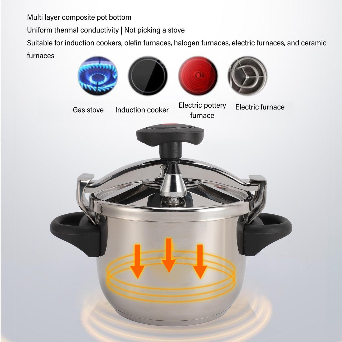 Stainless Steel 3L Pressure Cooker I237676