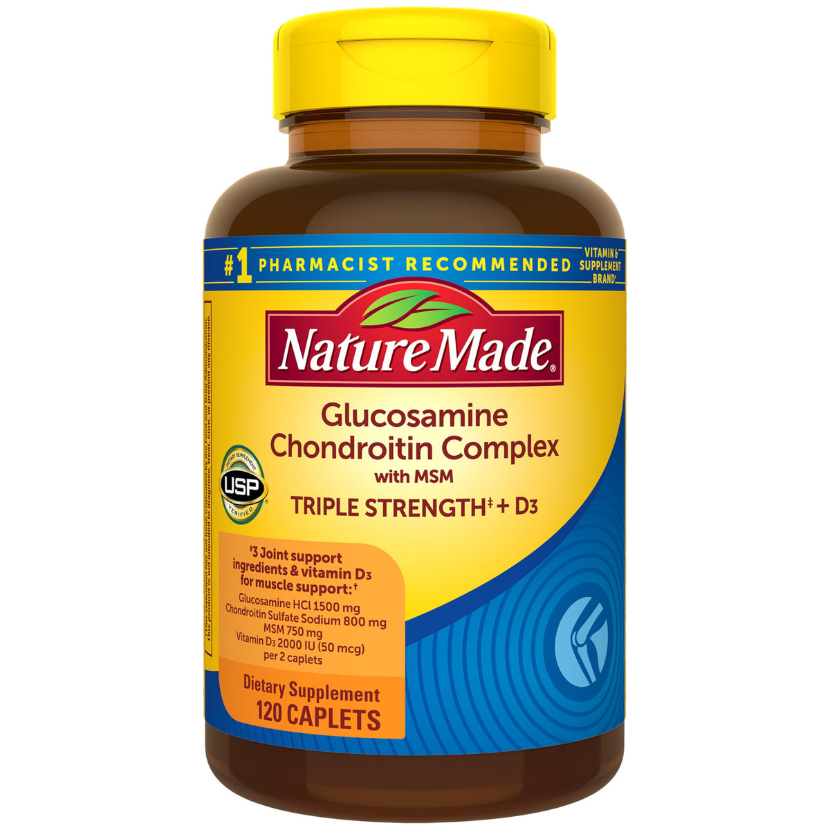Glucosamine Chondroitin Complex with MSM 120 Caplets Y789