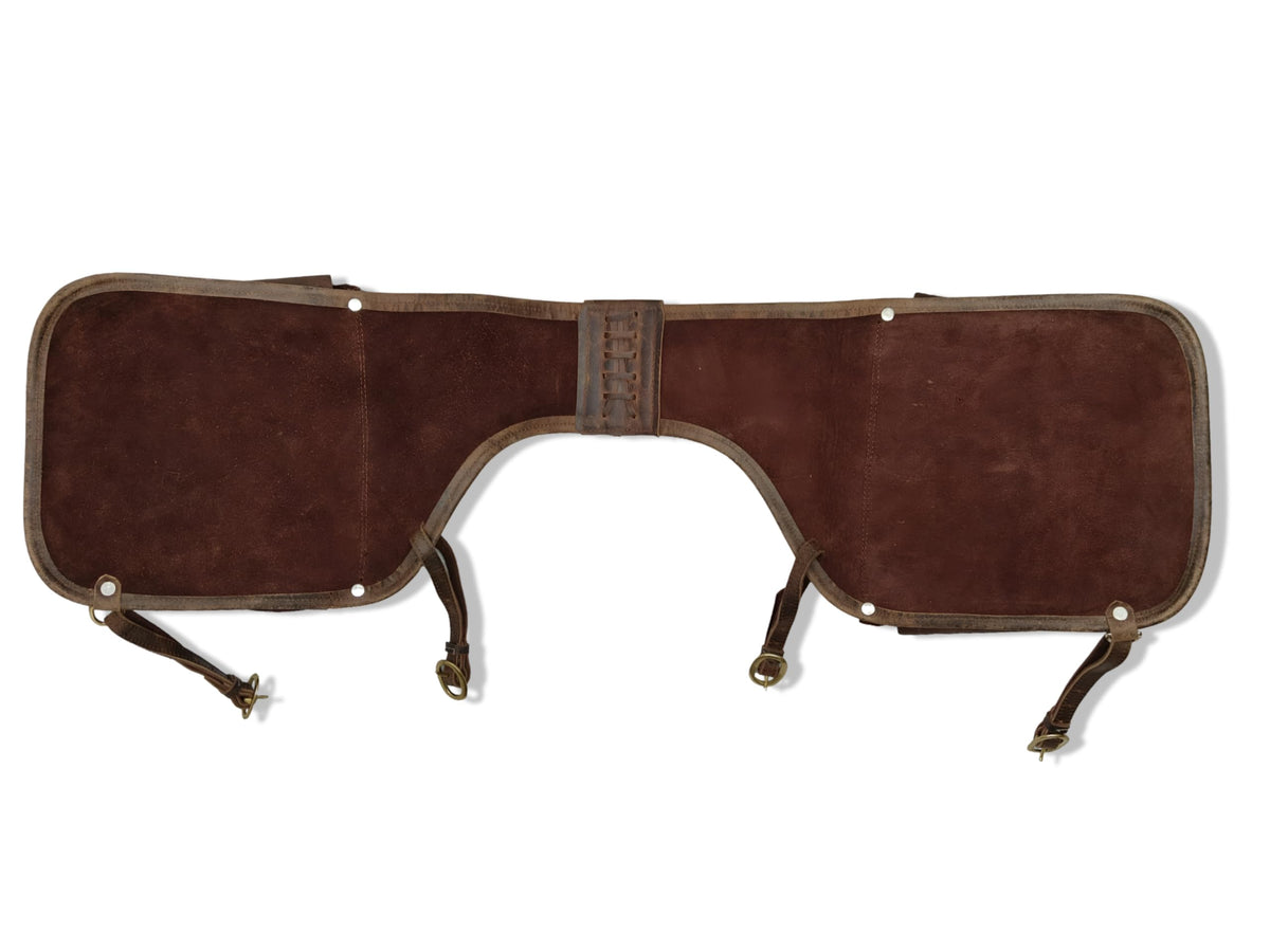 Leather Pommel Saddle Bags with Strap H82877
